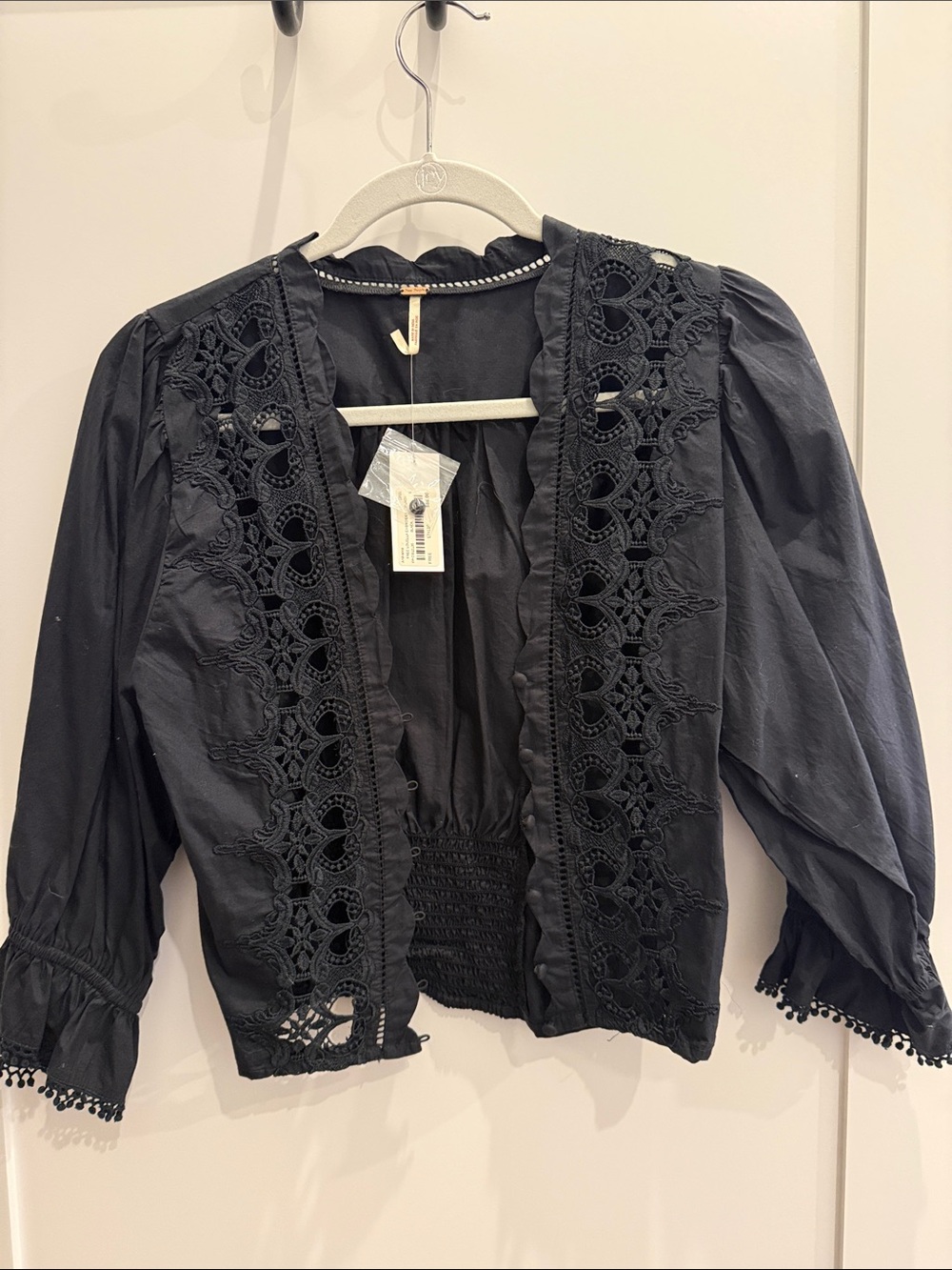 Black Lace-Trim